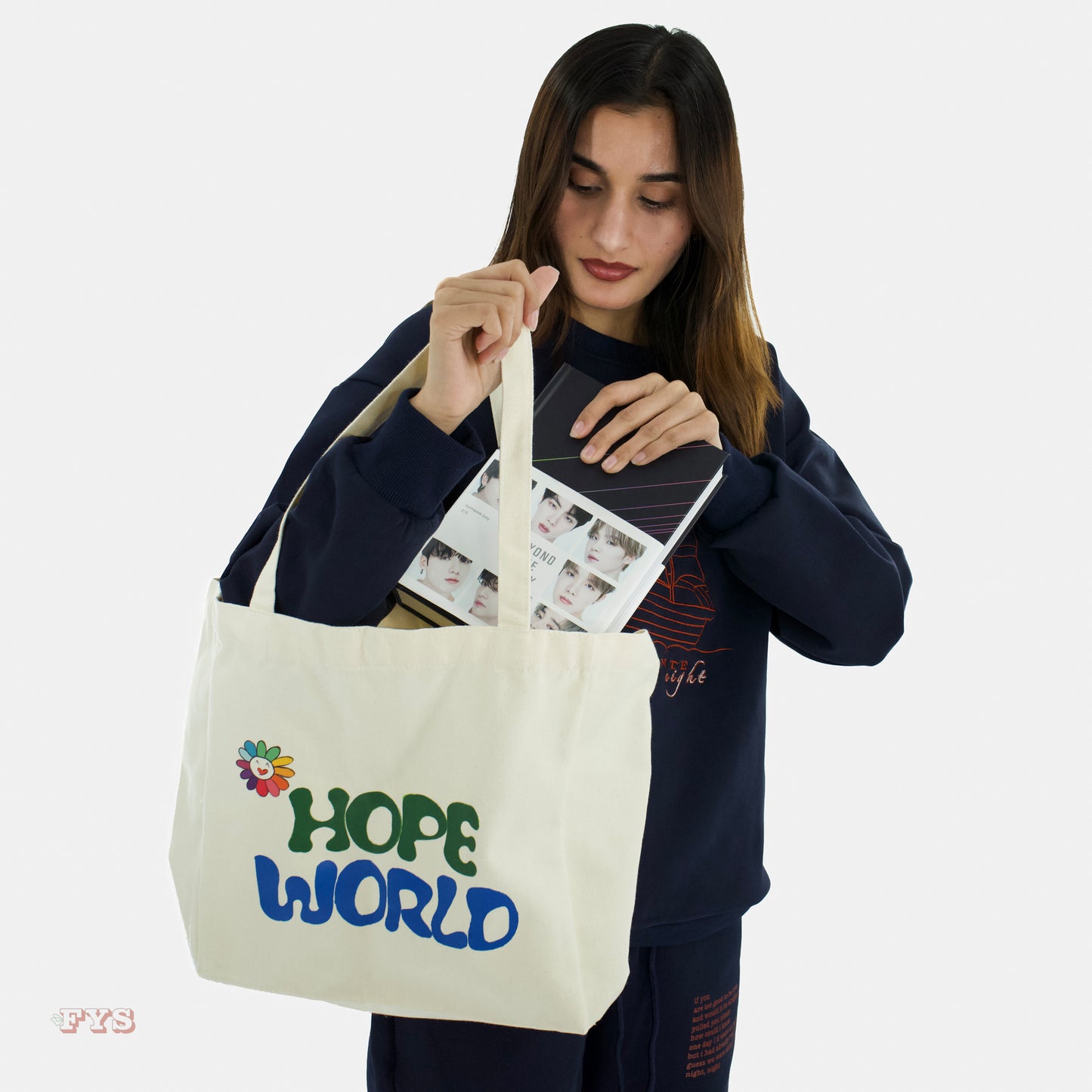 Hope World/Equal Sign Tote Bag