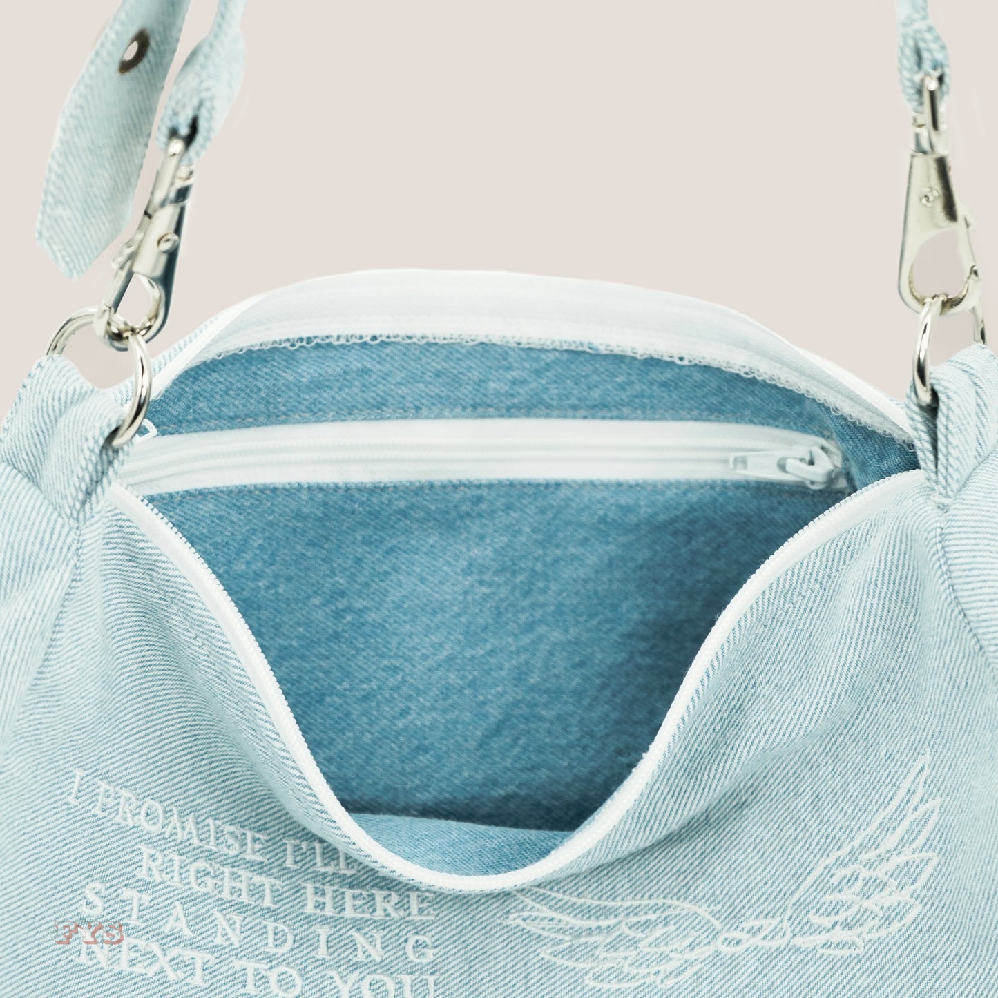 Standing Next to You Denim Bag