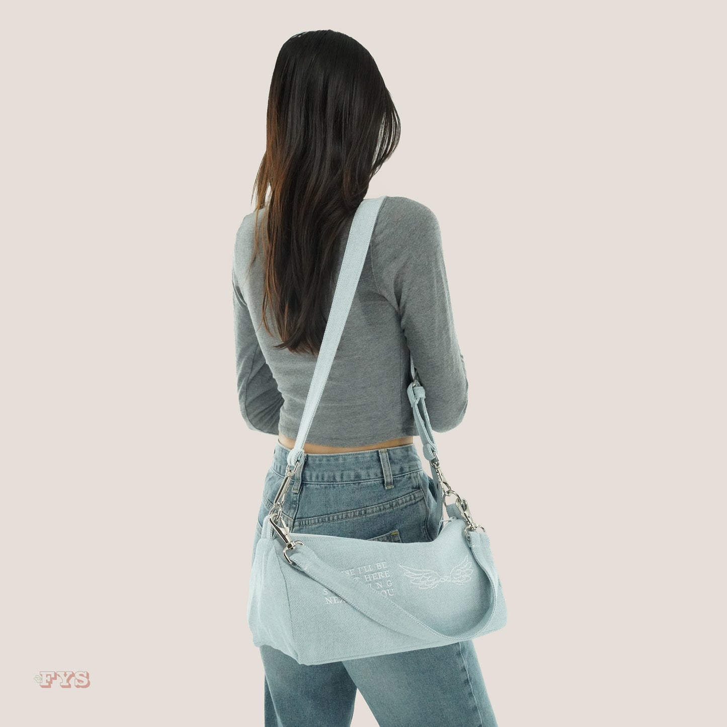Standing Next to You Denim Bag
