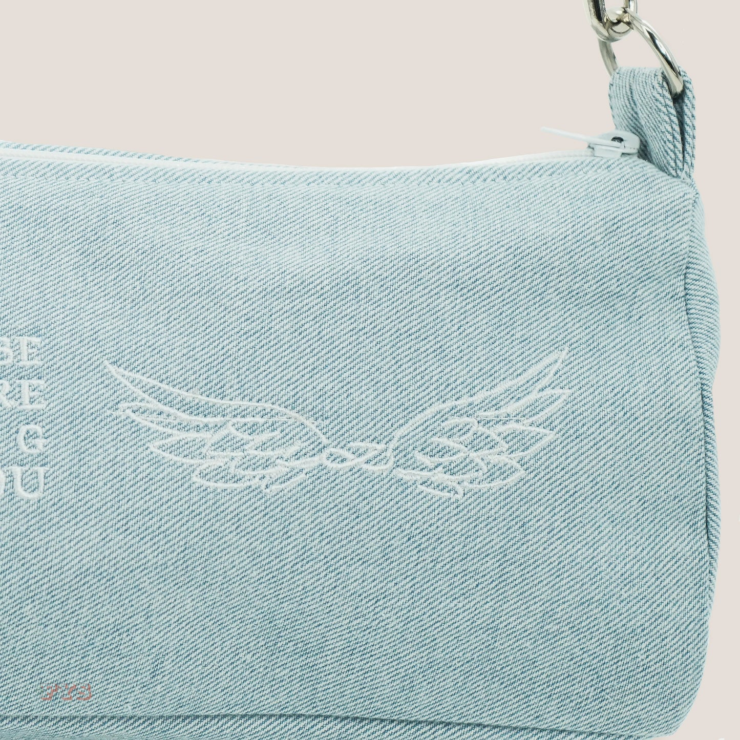 Standing Next to You Denim Bag