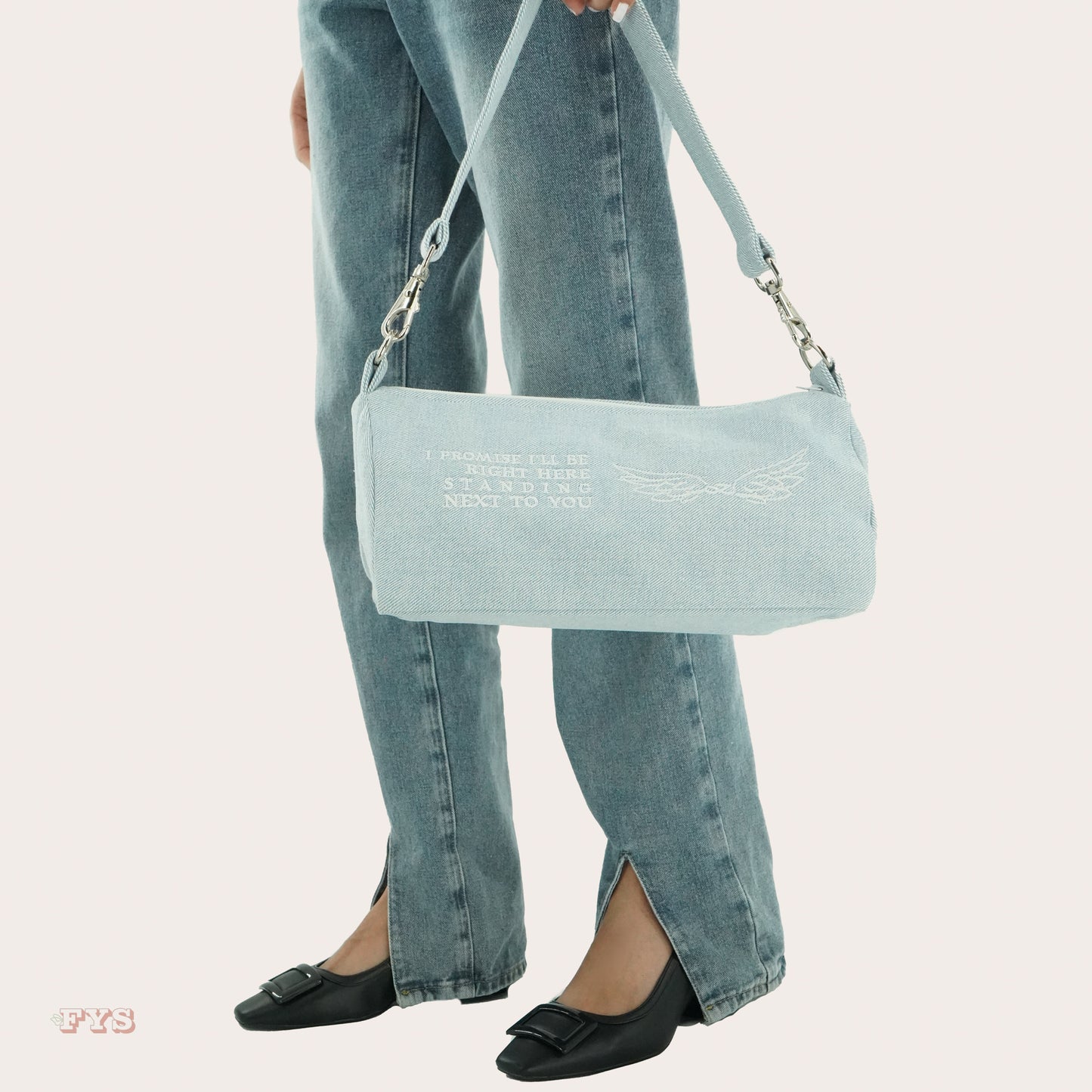 Standing Next to You Denim Bag