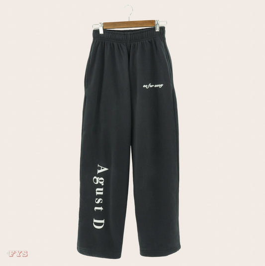 Agust D Wide Legs Sweatpants