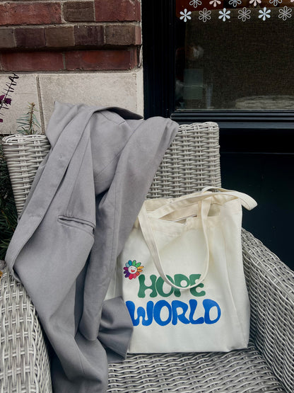 Hope World/Equal Sign Tote Bag